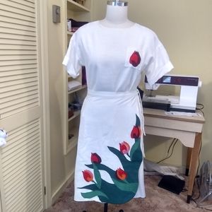 Vintage linen skirt set